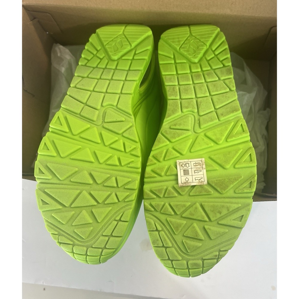 Skechers Street Los Angeles Night Shades Lime Green Women's 10 Open Box - Picture 5 of 8
